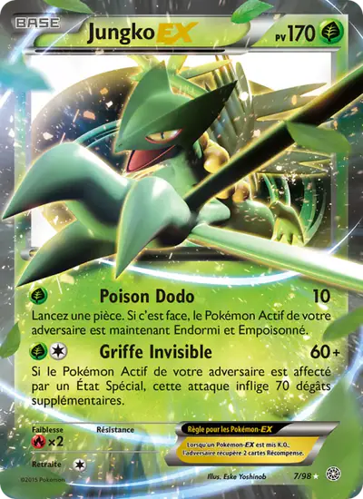 Image de la carte Pokemon Jungko EX 7/98