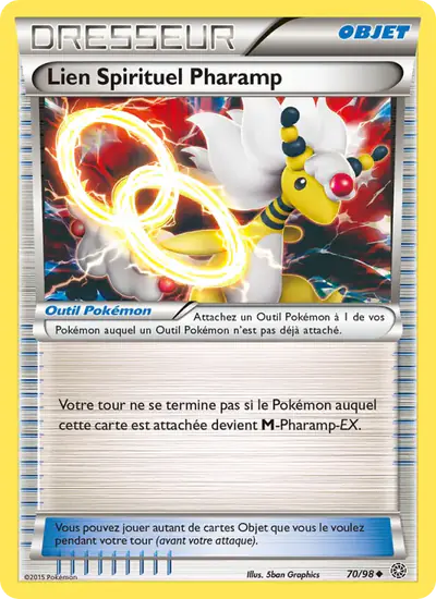 Image de la carte Pokemon Lien Spirituel Pharamp 70/98