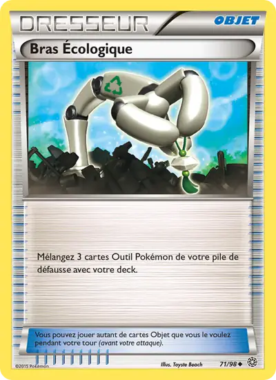 Image de la carte Pokemon Bras Écologique 71/98