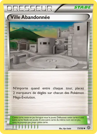 Image de la carte Pokemon Ville Abandonnée 73/98