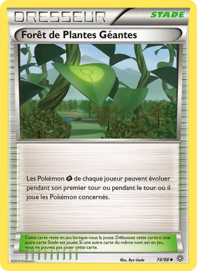 Image de la carte Pokemon Forêt de Plantes Géantes 74/98