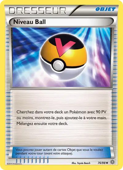 Image de la carte Pokemon Niveau Ball 76/98