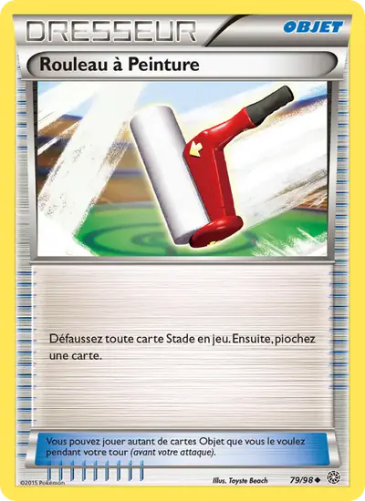 Image de la carte Pokemon Rouleau à Peinture 79/98