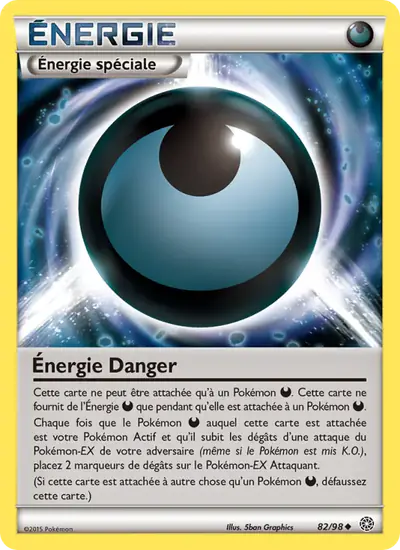 Image de la carte Pokemon Énergie Danger 82/98