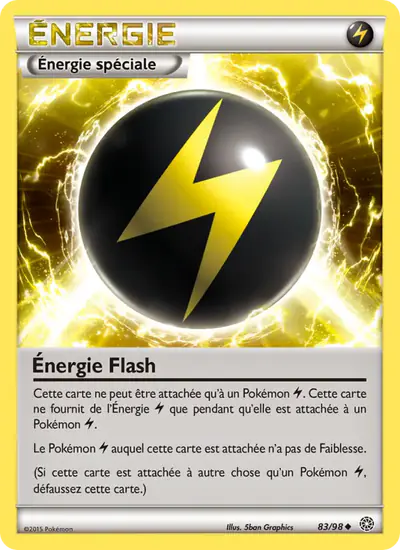 Image de la carte Pokemon Énergie Flash 83/98