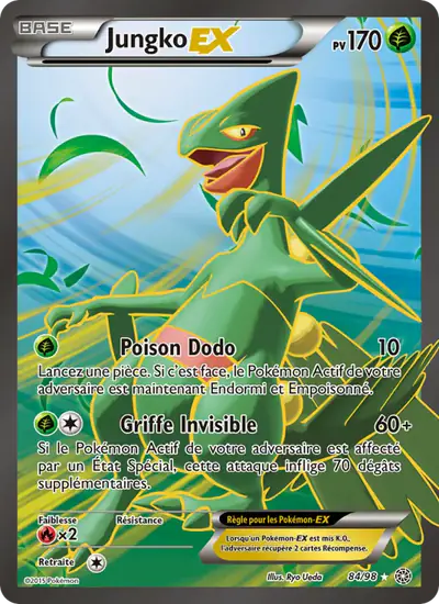 Image de la carte Pokemon Jungko EX 84/98
