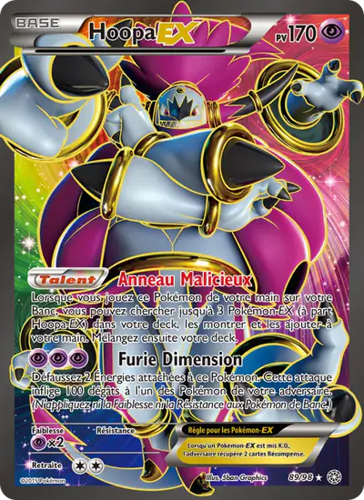 Image de la carte Pokemon Hoopa EX 89/98