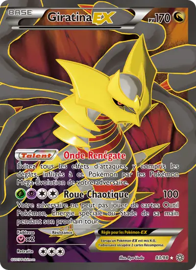 Image de la carte Pokemon Giratina EX 93/98
