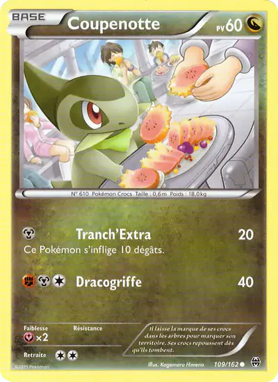Image de la carte Pokemon Coupenotte 109/162