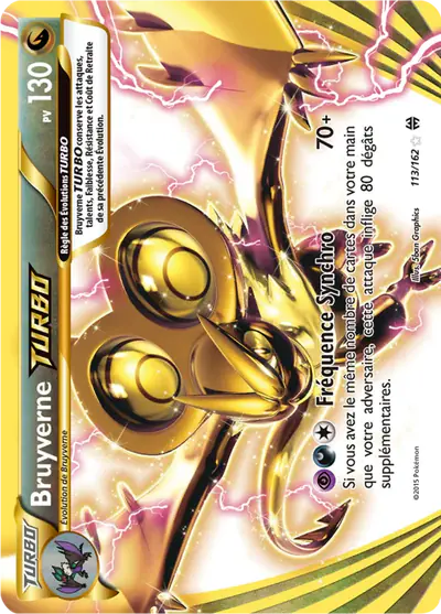 Image de la carte Pokemon Bruyverne TURBO 113/162