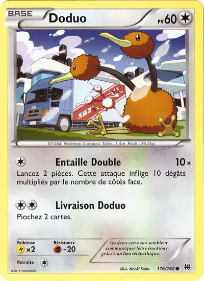 Image de la carte Pokemon Doduo 116/162