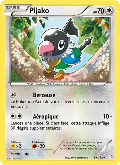Image de la carte Pokemon Pijako 128/162