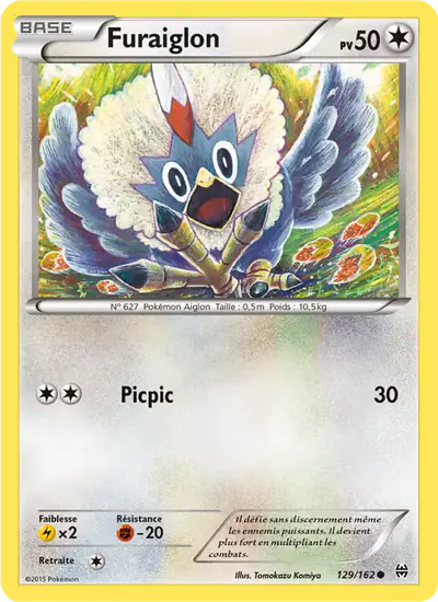 Image de la carte Pokemon Furaiglon 129/162