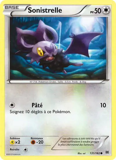 Image de la carte Pokemon Sonistrelle 131/162