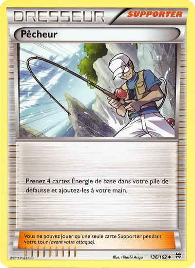 Image de la carte Pokemon Pêcheur 136/162