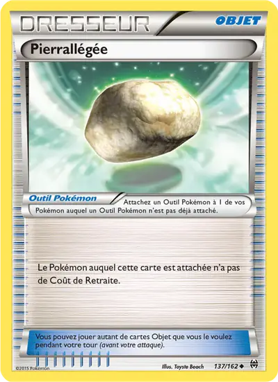 Image de la carte Pokemon Pierrallégée 137/162