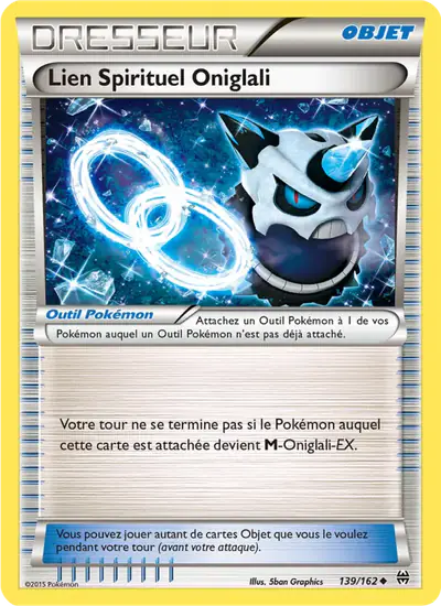Image de la carte Pokemon Lien Spirituel Oniglali 139/162