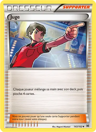 Image de la carte Pokemon Juge 143/162