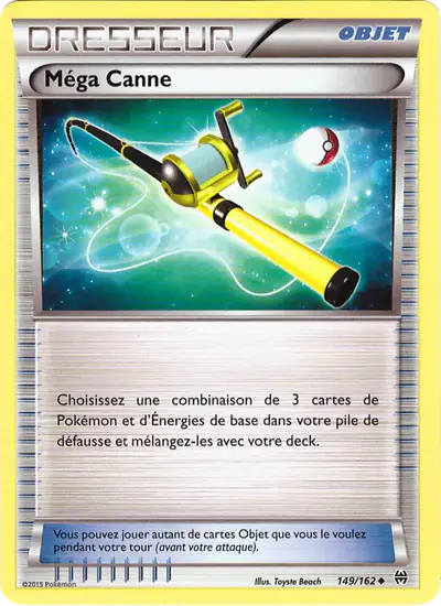 Image de la carte Pokemon Méga Canne 149/162