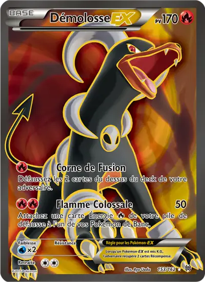 Image de la carte Pokemon Démolosse EX 153/162