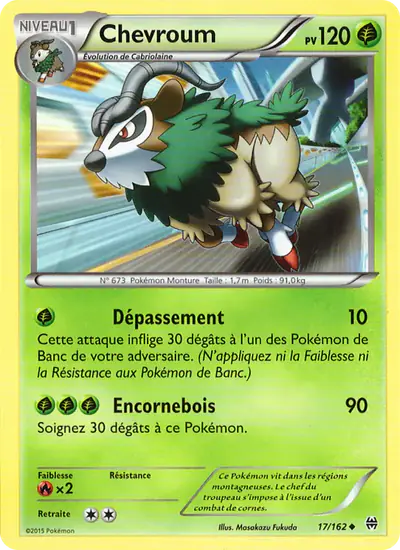 Image de la carte Pokemon Chevroum 17/162