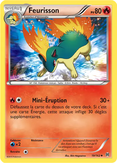 Image de la carte Pokemon Feurisson 19/162