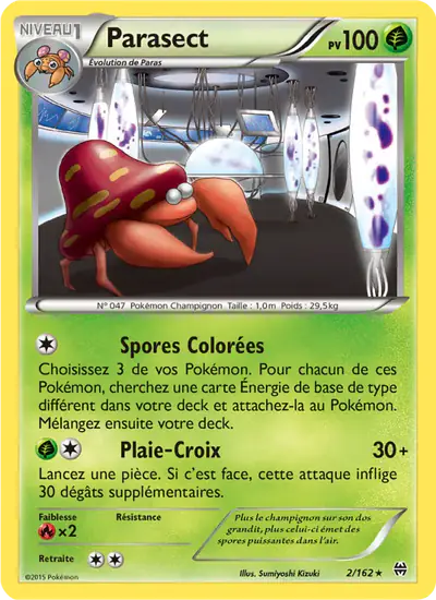 Image de la carte Pokemon Parasect 2/162