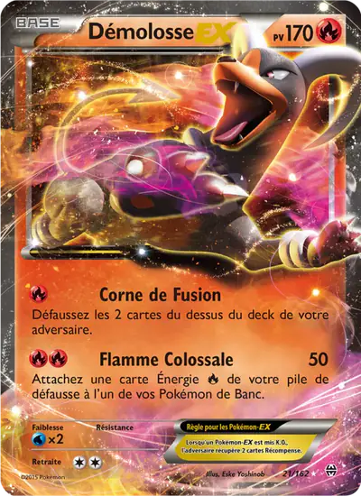Image de la carte Pokemon Démolosse EX 21/162