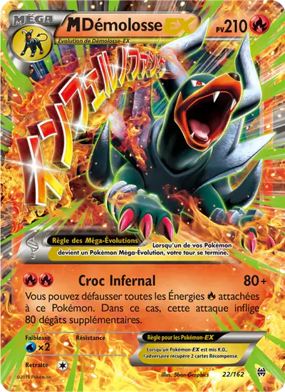Image de la carte Pokemon M Démolosse EX 22/162