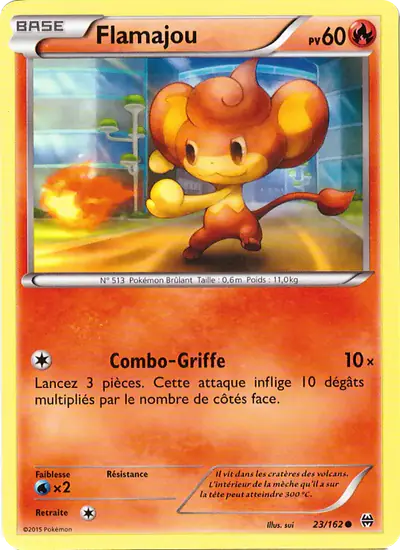 Image de la carte Pokemon Flamajou 23/162