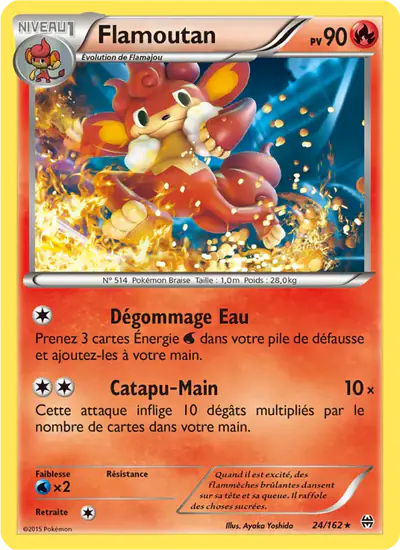 Image de la carte Pokemon Flamoutan 24/162