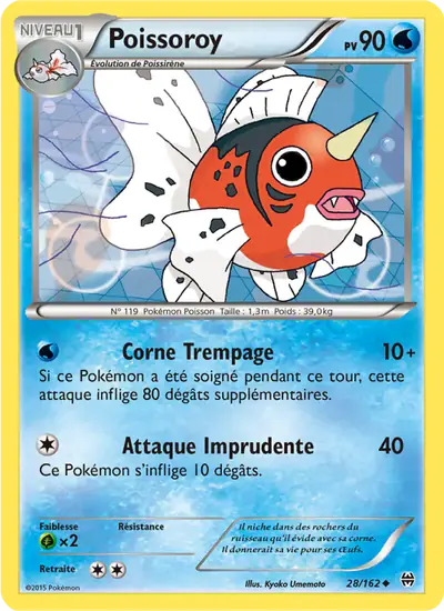Image de la carte Pokemon Poissoroy 28/162