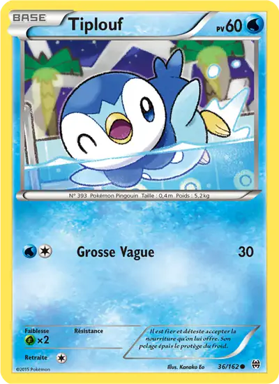 Image de la carte Pokemon Tiplouf 36/162