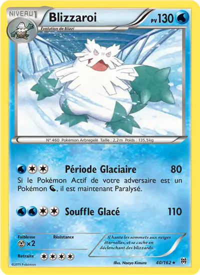 Image de la carte Pokemon Blizzaroi 40/162