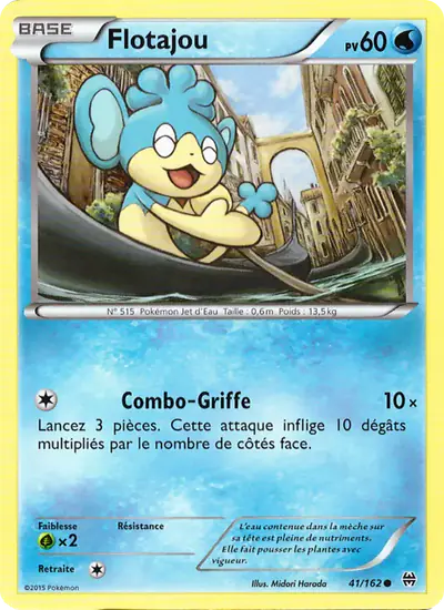 Image de la carte Pokemon Flotajou 41/162