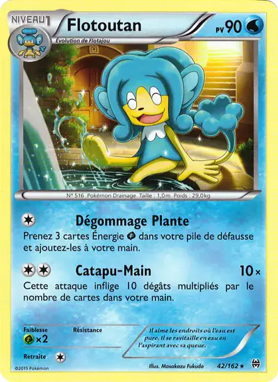 Image de la carte Pokemon Flotoutan 42/162
