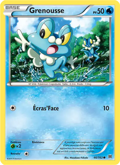 Image de la carte Pokemon Grenousse 46/162