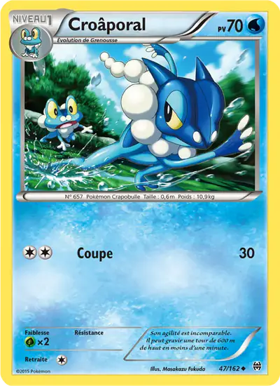 Image de la carte Pokemon Croâporal 47/162