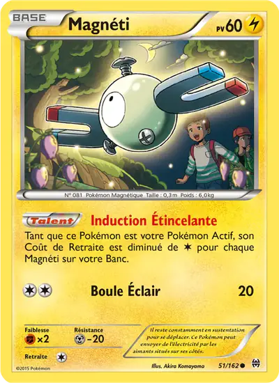 Image de la carte Pokemon Magnéti 51/162