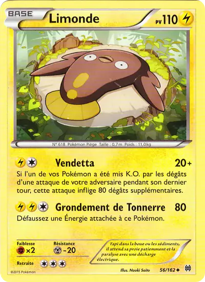 Image de la carte Pokemon Limonde 56/162