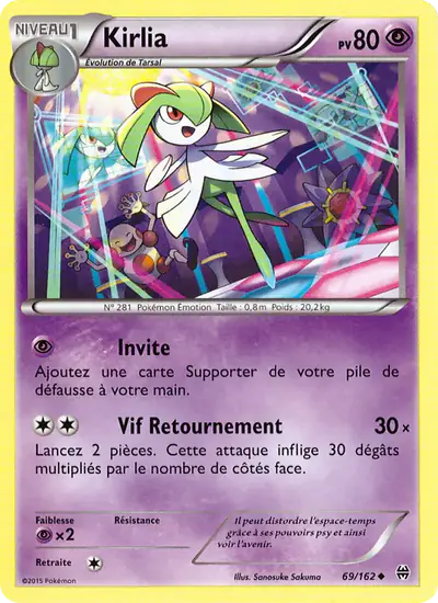Image de la carte Pokemon Kirlia 69/162