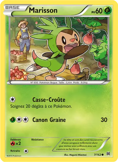 Image de la carte Pokemon Marisson 7/162