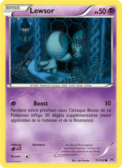 Image de la carte Pokemon Lewsor 73/162