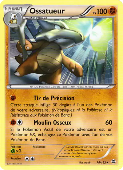 Image de la carte Pokemon Ossatueur 78/162