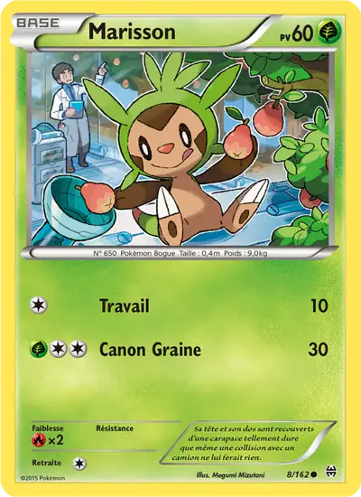 Image de la carte Pokemon Marisson 8/162