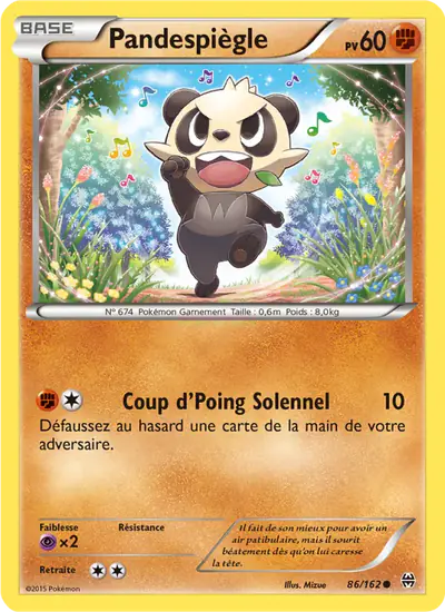Image de la carte Pokemon Pandespiègle 86/162