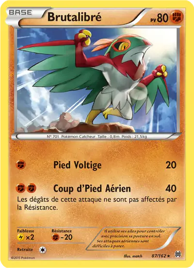 Image de la carte Pokemon Brutalibré 87/162
