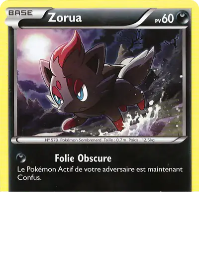 Image de la carte Pokemon Zorua 89/162