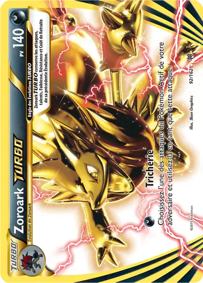 Image de la carte Pokemon Zoroark TURBO 92/162