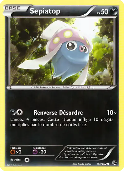 Image de la carte Pokemon Sepiatop 93/162